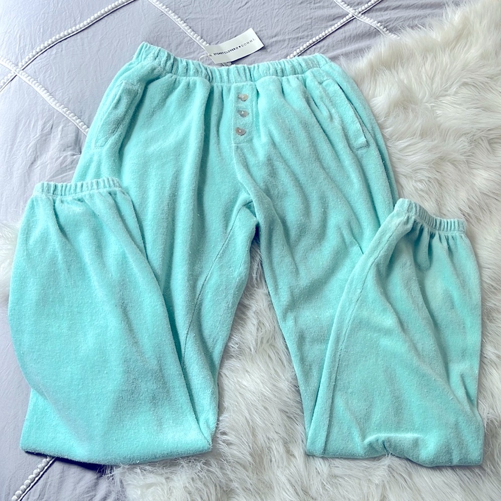 COPY - COPY - Stoney Clover Lane x Donni. Terry Sweatpants Mint Chip